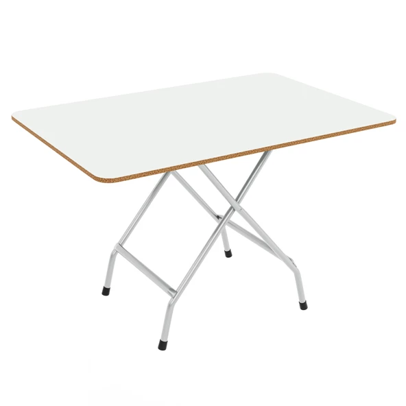 Eportatif 60x90 Beyaz Katlanır Masa ve 4 Adet Sandalye Seti 1129 - Resim 8