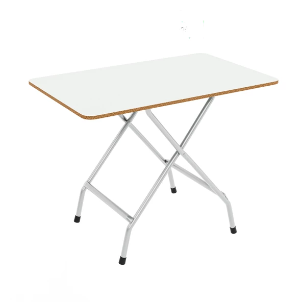 Eportatif 50x80 Beyaz  Katlanır Masa ve 2 Adet Sandalye Seti 1130 - 4