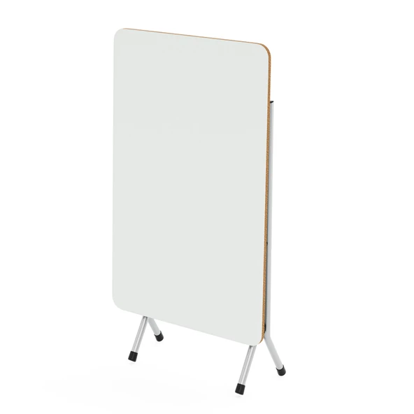 Eportatif 50x80 Beyaz  Katlanır Masa ve 2 Adet Sandalye Seti 1130 - 5