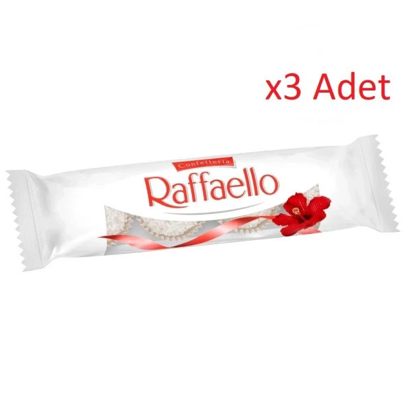 FERRERO RAFFAELLO 4'lü Çikolata 40 gr x 3 Paket