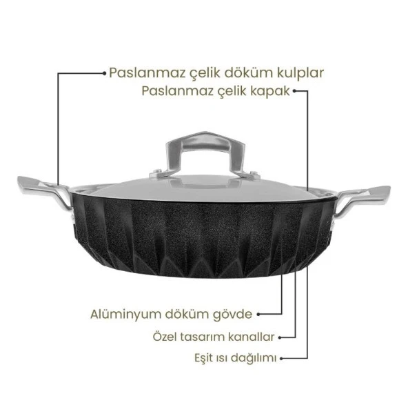 Emsan Diagon 7 Parça Tencere Seti - 7