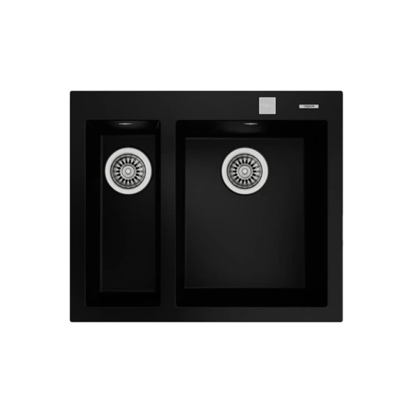 TEKA FORSQUARE 2B 590 TG SİYAH EVYE