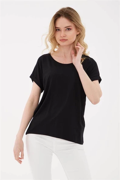 FASHION FRIENDS KADIN BİSİKLET YAKA BLUZ 24Y0194K1 - 11