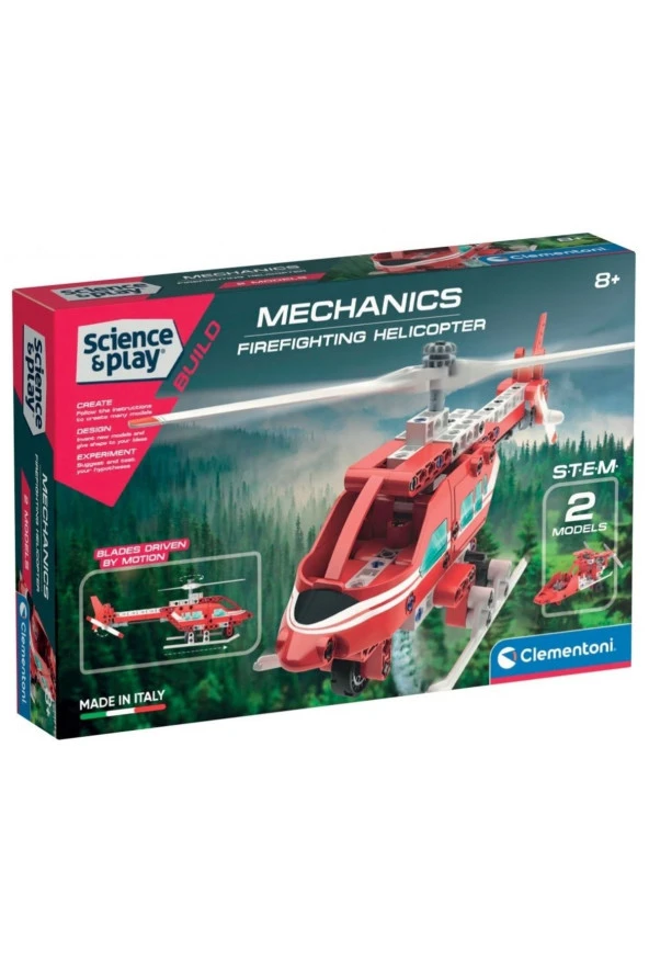 Clementoni Mekanik Laboratuvarı Firefighting Helikopter 75075