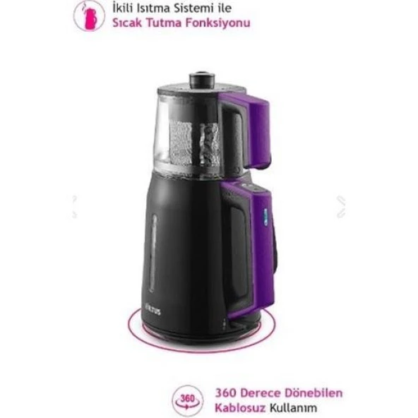 Altabi Altus Çay Makinesi Siyah Plastik Gövde - 3