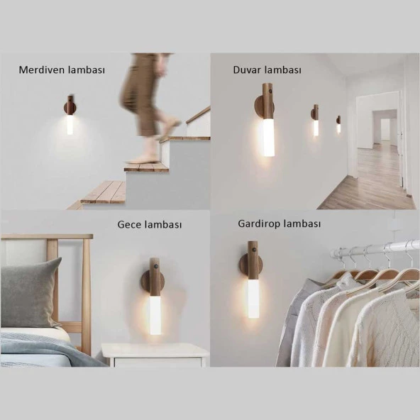Sensörlü Harekete Duyarlı Led Duvar Apliği - 2