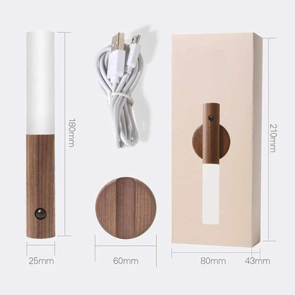 Sensörlü Harekete Duyarlı Led Duvar Apliği - 6