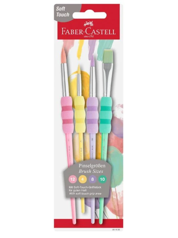 Faber Castell Soft Touch Fırça Pastel Ton 4 Çeşit