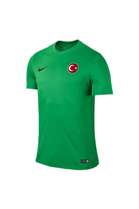Nike Milli Takım Baskılı Erkek Tişört 725891 702 Yeşil