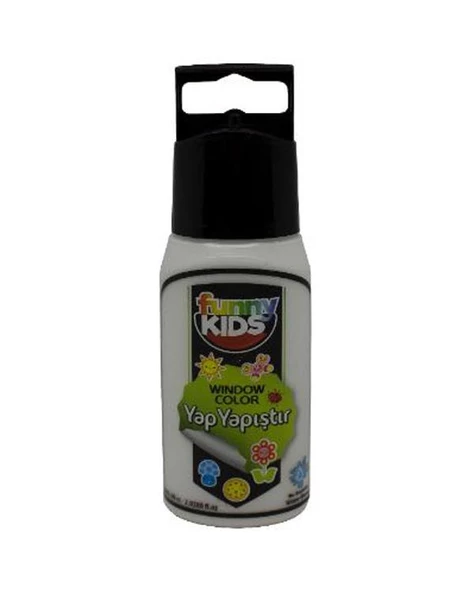 Funny Kıds Yap Yapıştır Set Siyah Beyaz 60cc - 3