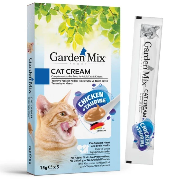 Garden Mix Tavuklu ve Taurinli Kedi Ödülü 5 x 15 gr