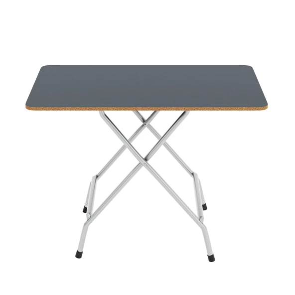 Eportatif 50x80 Füme Katlanır Masa ve 2 Adet Sandalye Seti 1133 - Resim 6