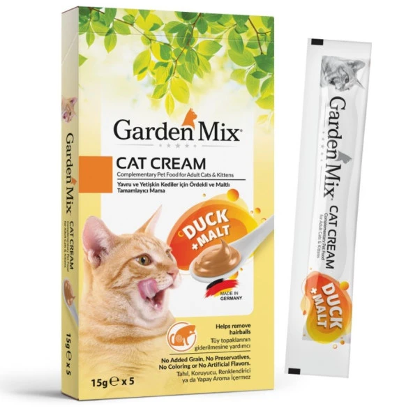 Garden Mix Ördekli ve Maltlı Kedi Ödülü 5 x 15 gr