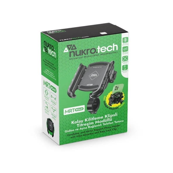 Nukrotech MRT ROAD Titreşim Modüllü Telefon Tutucu - Resim 3
