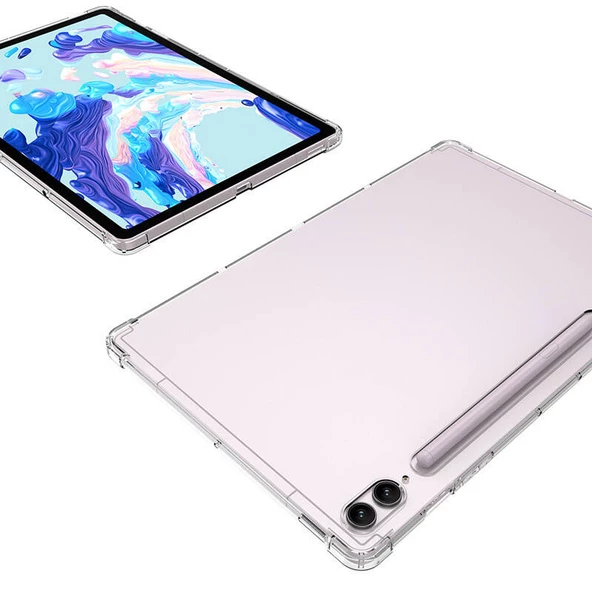 Galaxy Tab S8 Ultra Kılıf Zore Tablet Nitro Anti Shock Silikon Kapak - Resim 2