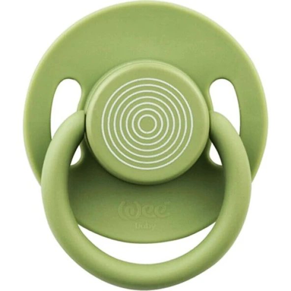 Wee Baby Cool Yuvarlak Uçlu Emzik 6-18 Ay Yeşil No:2