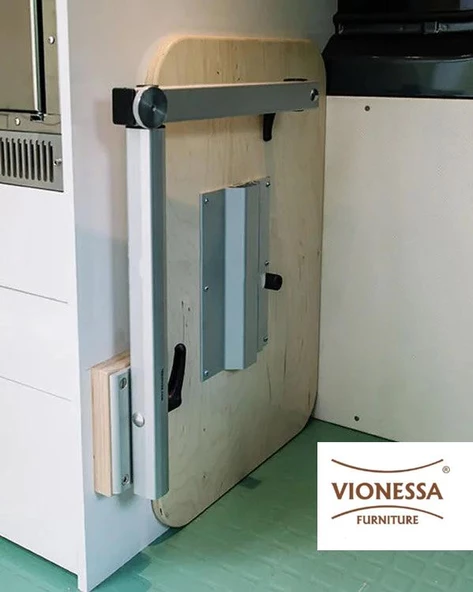 Vionessa Furniture, Lagun Stoper, Tekne & Karavan, Katlanır Masa Ayağı (GRİ) - 7