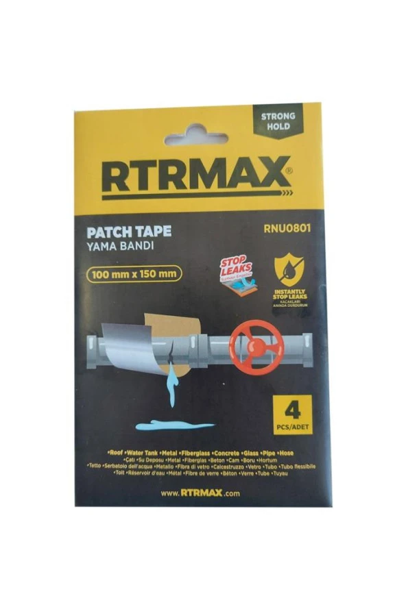 Rtrmax Yama Bandı 4'Lü 100 Mm X 150 Mm Rnu0801 - 2