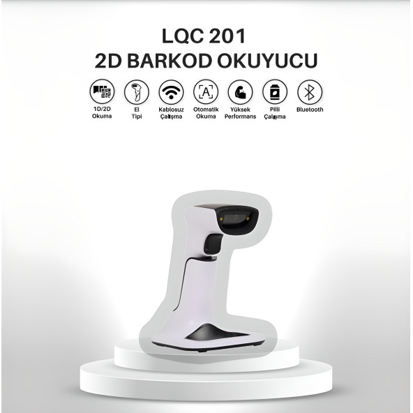 Possafe LQC-201 Kablosuz 2D Barkod Okuyucu - 4