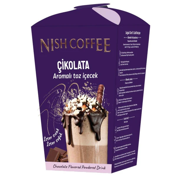 Nish Chai Tea Latte, Çikolata Aromalı Toz İçecek 2’li Set (2X250 Gr) - 2