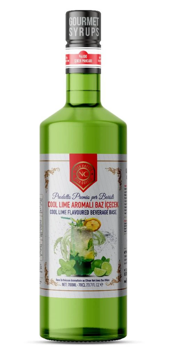 Nish Cool Lime Aromalı Baz İçecek 700 ML