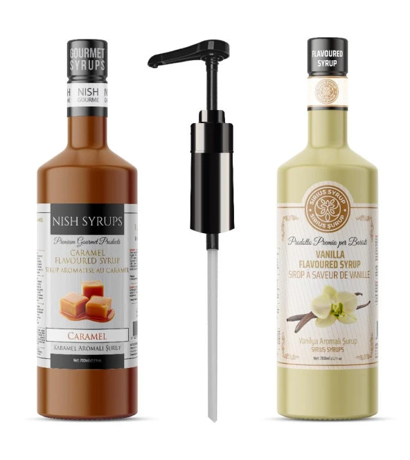 Nish Şurup Pompası 3'lü Set - 3