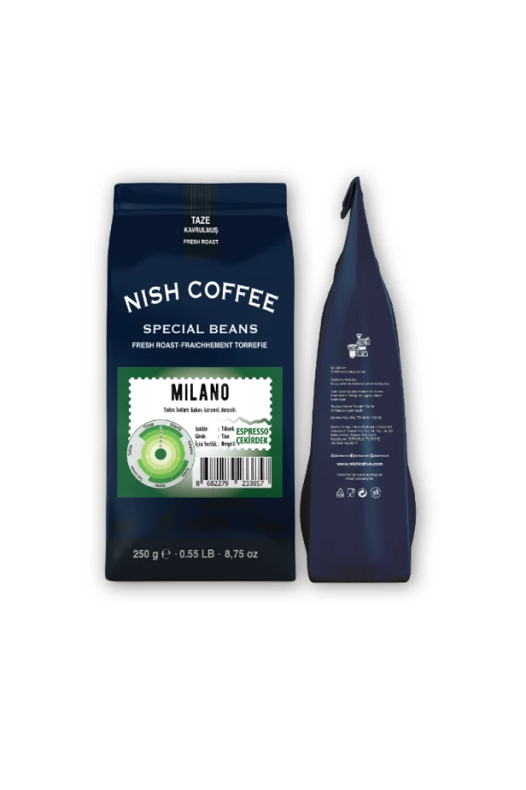 Nish Espresso Milano Kahve 2 x 250 gr - 2