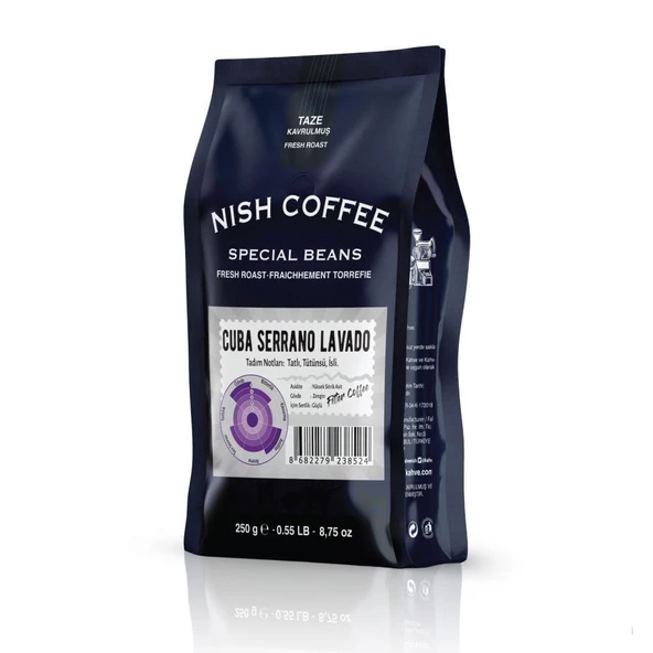 Nish Filtre Kahve Cuba Cerrano Lavado 250gr