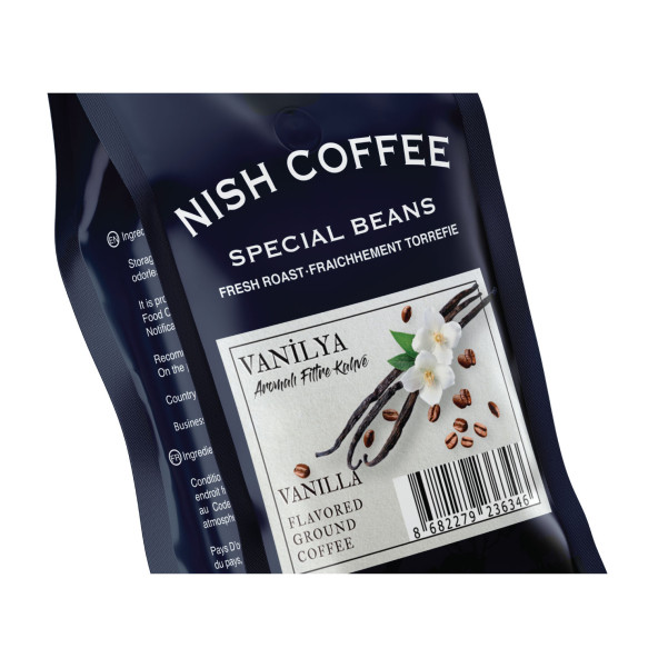 Nish Vanilya Aromalı Filtre Kahve 250 gr - 4