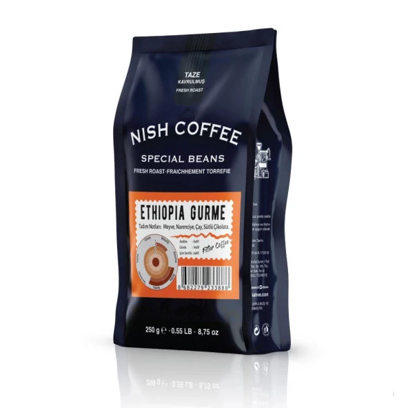 Nish Filtre Kahve Gurme Seri Etiyopya 250 gr