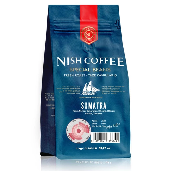 Nish Filtre Kahve Sumatra 1 Kg - 2