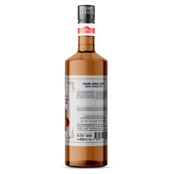 Nish Karamel Aromalı Şurup 3 x 700 ml - 4
