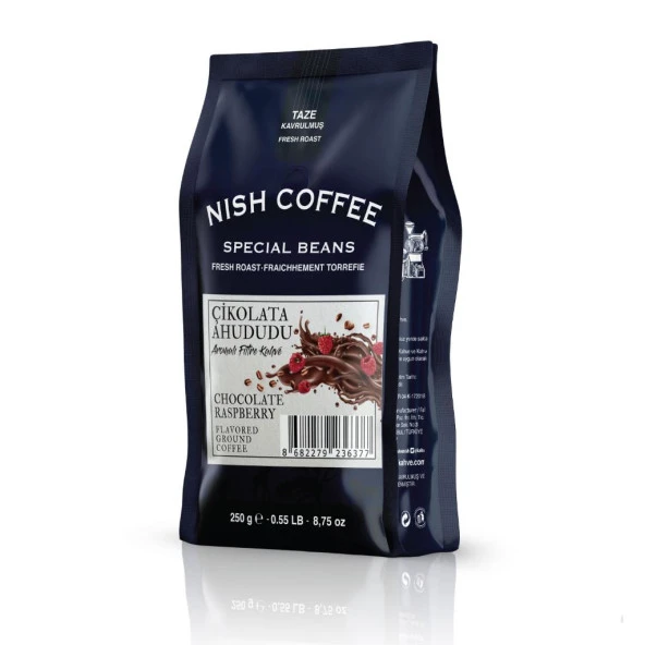 Nish Çikolata Ahududu Aromalı Filtre Kahve 250 gr
