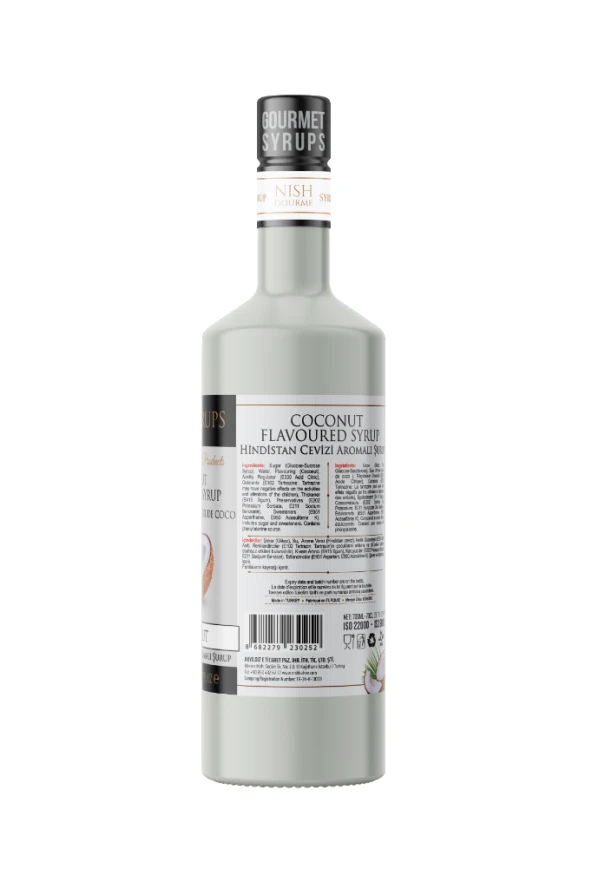 Nish Hindistan Cevizi Aromalı  Şurup 700 ML - 2