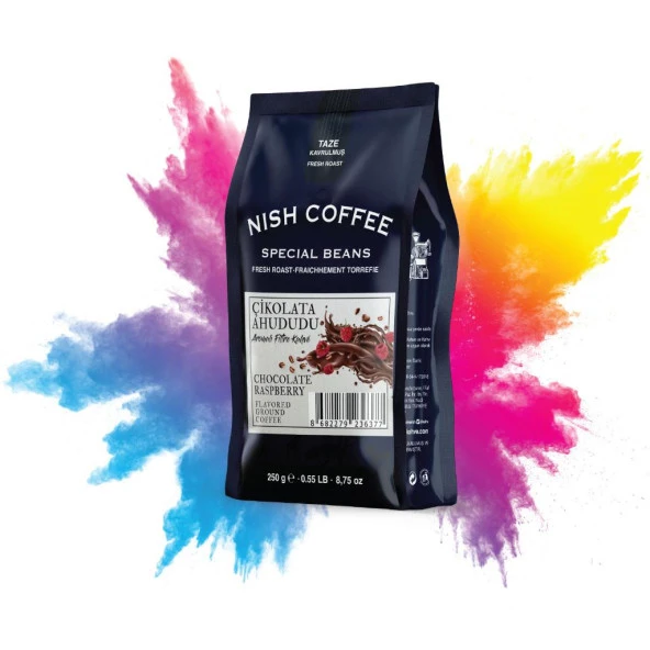 Nish Çikolata Ahududu Aromalı Filtre Kahve 250 gr - 3