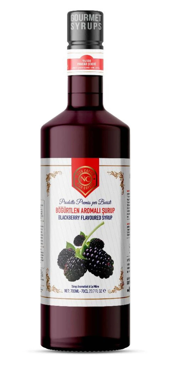 Nish Böğürtlen Aromalı Şurup 700 ML