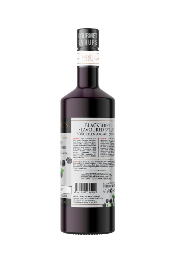 Nish Böğürtlen Aromalı Şurup 700 ML - 3