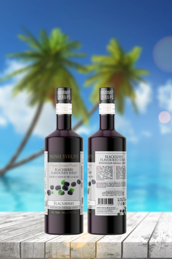 Nish Böğürtlen Aromalı Şurup 700 ML - 5