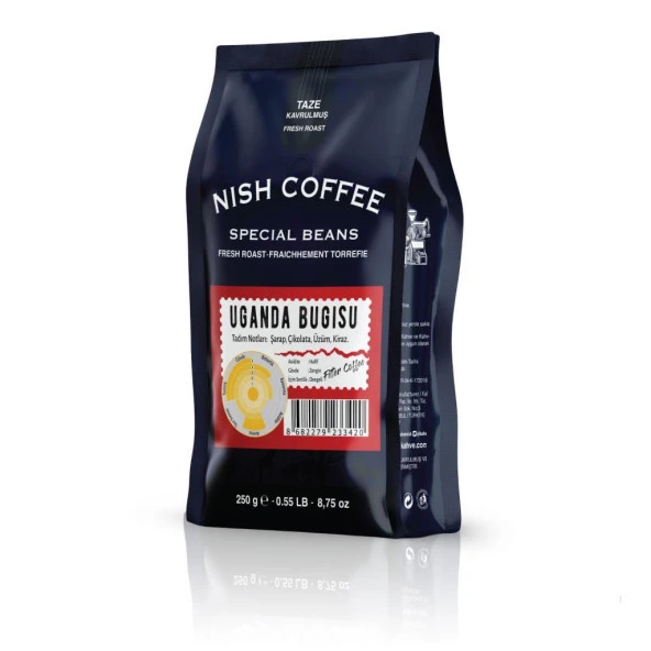 Nish Filtre Kahve Uganda Bugisu 2 x 250 gr