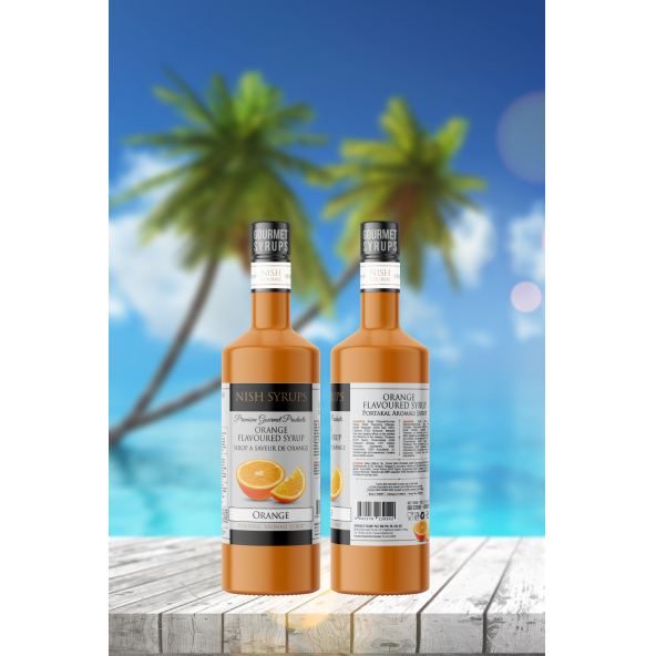 Nish Portakal Aromalı  Şurup 700 ML - 4