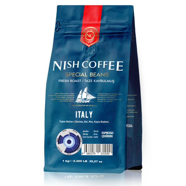 Nish Espresso Italy Kahve 1 kg