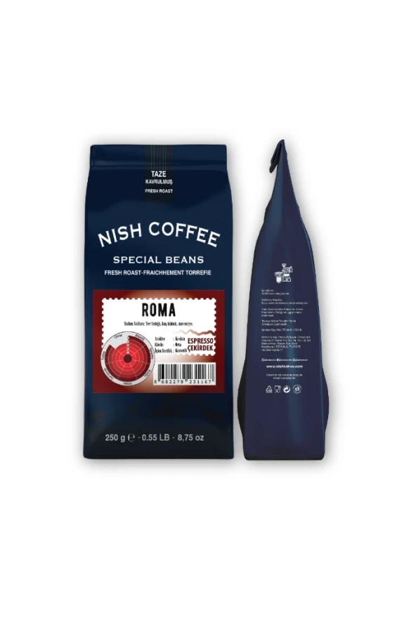 Nish Espresso Roma Kahve 250 gr