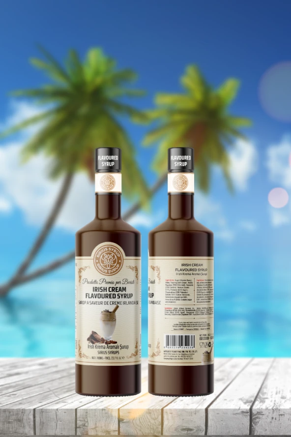 Sirius Premium Irish Krema Aromalı  Şurup 700 ML - 4