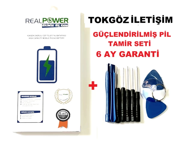 iPhone 5 Batarya Pil (realpower Güçlendirilmiş Batarya)