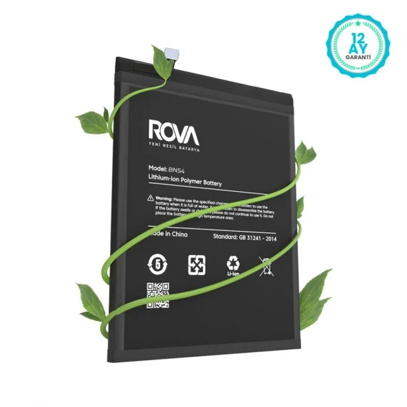 Rova Xiaomi Redmi 9T Batarya Pil 6000 mAh - 3