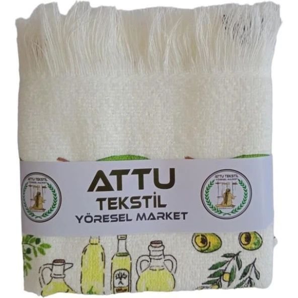 Attu Tekstil Yöresel Market Mutfak Havlusu-Kurulama Bezi