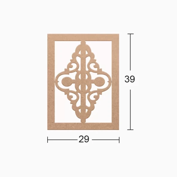 Hobi-Art DS 43 Boyanabilir Ahşap Duvar Süsü ürün görseli