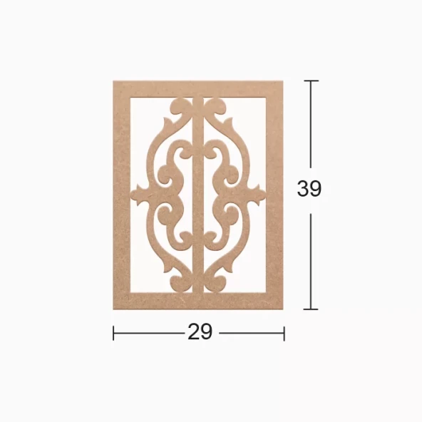 Hobi-Art DS 40 Boyanabilir Ahşap Duvar Süsü ürün görseli