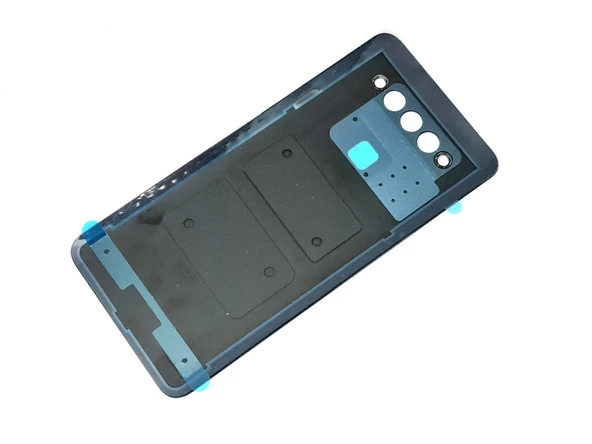 Tkgz Tcl Plex 780H Arka Pil Batarya Kapağı (Cam) MAVİ - Resim 3
