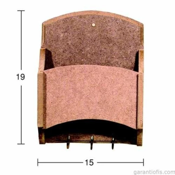 Hobi-Art Boyanabilir Ahşap Anahtarlık Obje A 023 ürün görseli